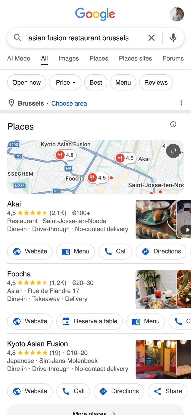 Un professionnel en tête des résultats Google